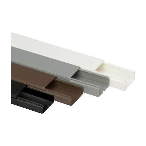 Heidemann 09957 Elektrokabelkanal anthrazit 2000x30x15 mm