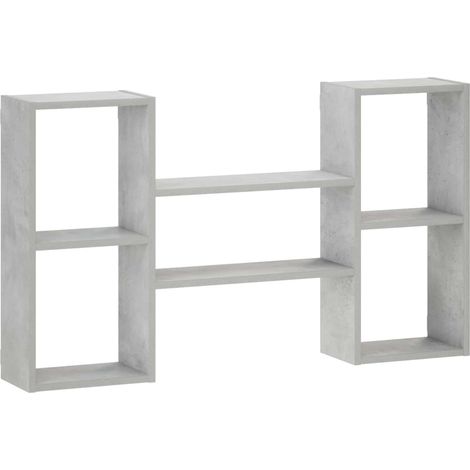 Wall Shelf Concrete Grey 102 x 17 x 59 cm Engineered Wood vidaXL (1/5)