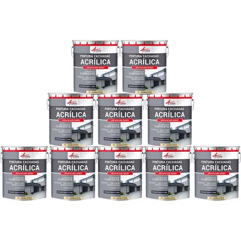 Pintura acrílica para exteriores, impermeable y duradera para fachadas exteriores - ARCAFAÇADE RENOV