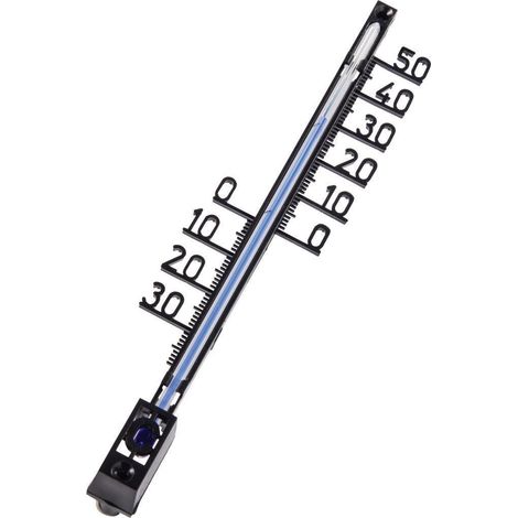 Hama 00186404 Analoger Thermometer Schwarz Klassisch