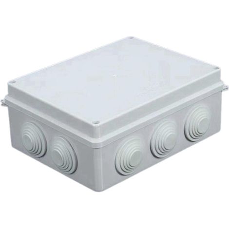 5x IP65 Wasserdichte Anschlussdose aus ABS-Kunststoff, staubdicht, universelles elektrisches Gehäuse für den Außen- und Innenbereich - JXLGV (1/5)