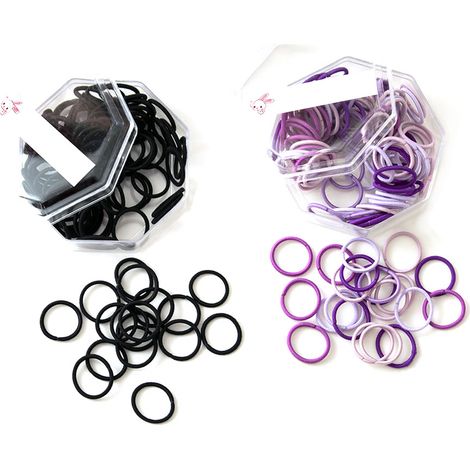 Elastique Cheveux - Extensible Doux Pour Enfants - Pour Queue De Cheval - 200 Pièces (1/5)