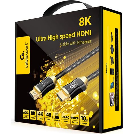 CABLE HDMI GEMBIRD ULTRAALTA VELOCIDAD ETHERNET-AOC PREMIUM SERIES 10M