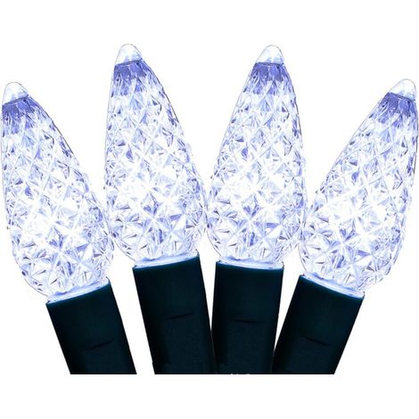 Guirlande lumineuse C6 en forme de pomme de pin, 200 LED blanc froid (1/5)