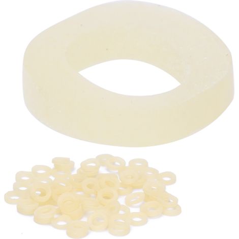 100 élastiques orthodontiques par sachet, pour appareils dentaires, 6 mm (1/4 pouce). (1/5)