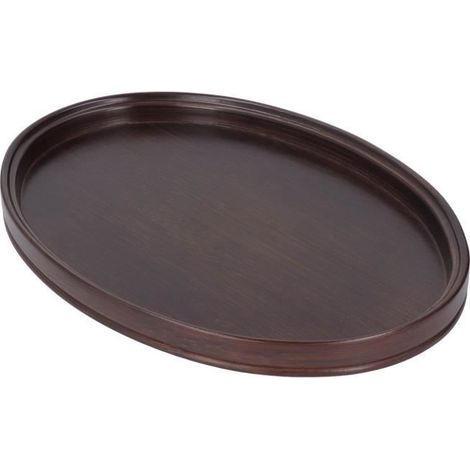 1 Plateau, Bambou, Ovale, Design Décoratif, Plateau, Cuisine, Salon (1/4)