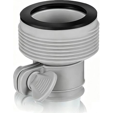 Adaptateur Tuyau Piscine B, Adaptateur de Tuyau pour Piscines, Adaptateurs de Piscine, Raccord Pompe Piscines, Adaptateurs de Conversion de Tuyau B pour Raccords 1,5" (1/5)