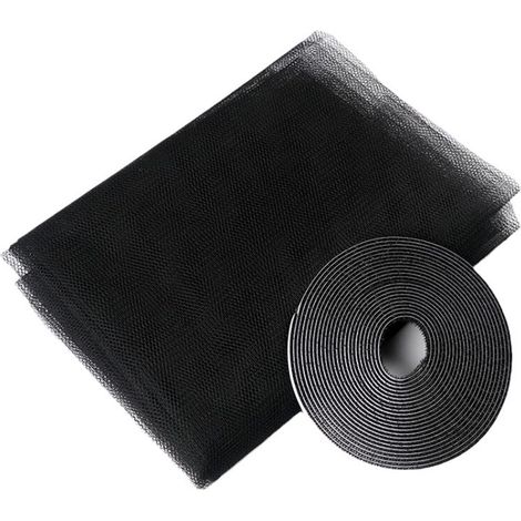 Moustiquaire Magnetique Pour Porte Coulissante - Filet Anti-Moustiques Auto-Fermant Pour Fenêtre Ou Patio - 150 x 130 cm - 1 Pièce (1/4)