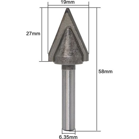 Holzbearbeitungs-Fräsmaschine mit 60°-Fräsung, V-Schrägmesser (1/5)