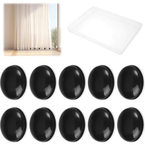 Magnetische Duschvorhanggewichte, 10er-Packung, runde magnetische Duschvorhanggewichte, magnetische Duschvorhanggewichte (1/4)