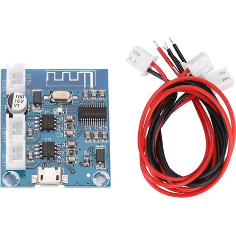 Amplificateur Bluetooth 4.2 Mini Carte Module Stéréo 5W+5W Circuit Numérique pour Haut-parleur DIY Enceinte Audio (1/5)
