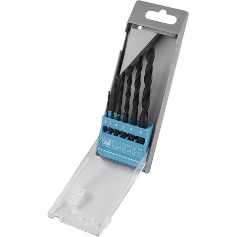 jeu de forets pour métal hss fl, 6 pièces, ø2-8mm 8453000 wolfcraft (1/2)
