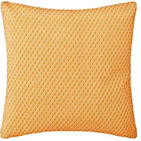 Atmosphera - Cojín - Motivo Otto - algodón - Amarillo Ocre - 38x38 cm