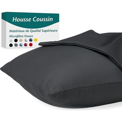 40x70 cm Microfiber Pillowcase, Cushion Cover for Sofa/Bed Cushions, Super Soft, Durable, Washable, Hypoallergenic, Anti-Dust Mite Fabric with Invisible Zipper