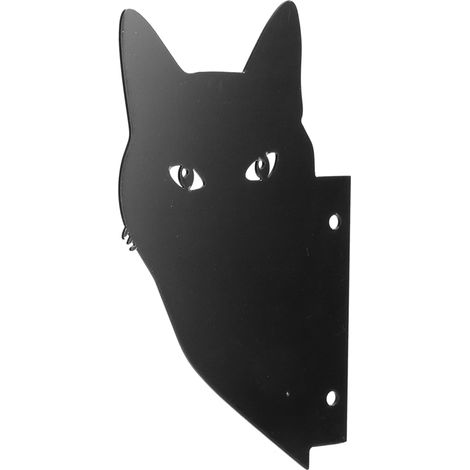 Schwarzer Acryl-Gartenschutz für Katzen, Barriere und Katzengehege
