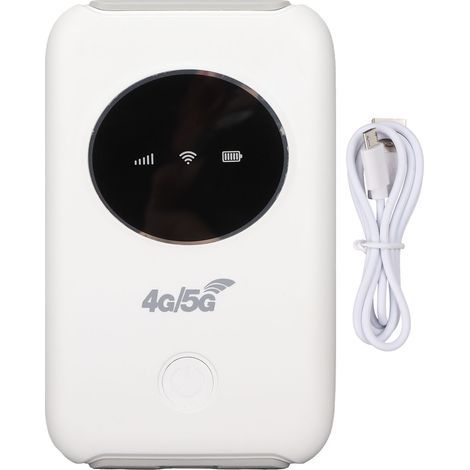 Dispositivo WiFi portatile con batteria da 3200 mAh, grande capacità, scheda di rete wireless 4G da 150 Mbps, Internet mobile ad alta velocità (1/5)