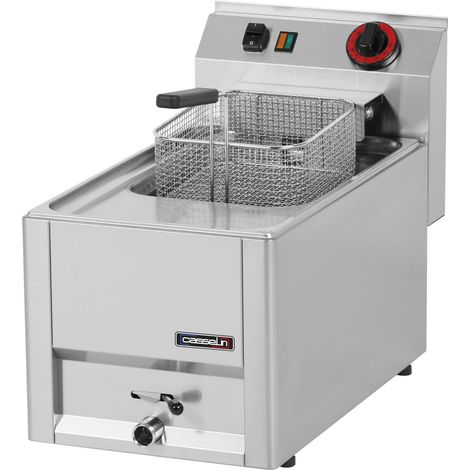 Friteuse électrique à Poser Avec Vanne De Vidange 8 Litres 33 - Casselin