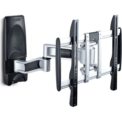 StarTech.com Support Mural TV Articulé - Support Mural VESA, Support TV de 26 à 65 Pouces - Accroche TV Murale Rétractable à Profil Bas - Fixation Murale TV d'angle Ajustable (TV-WALL-MOUNT-65FS)