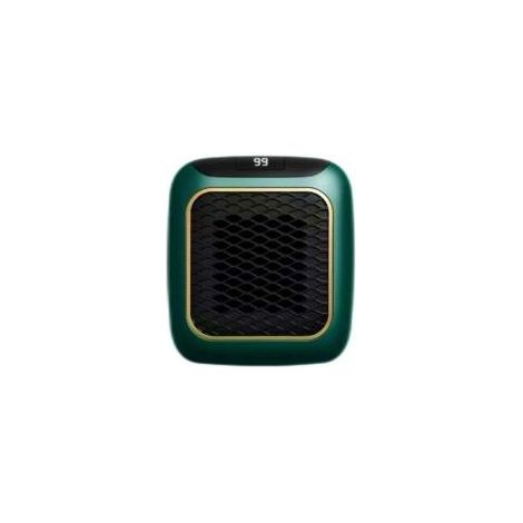 Mini radiateur mural vert, chauffage rapide 800 W, thermostat réglable, protection intégrée (1/5)
