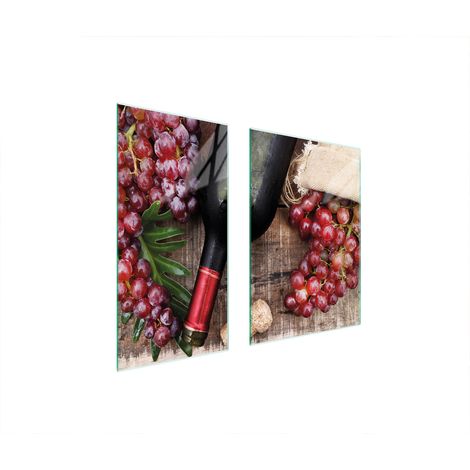 GLASSCHUTZPLATTE 75x52 WEIN (1/5)