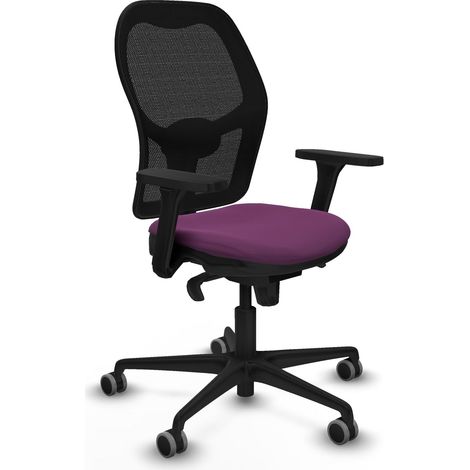Sedia da lavoro piqueras y crespo Jorquera nero schiuma iniettata (1/2)