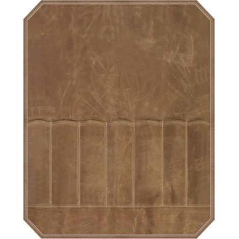 Borsa portacoltelli per 7 coltelli e utensili da cucina. Borsa portacoltelli in tela di alta qualità, colore verde militare. Borsa portacoltelli resistente, ideale per chef. (1/5)
