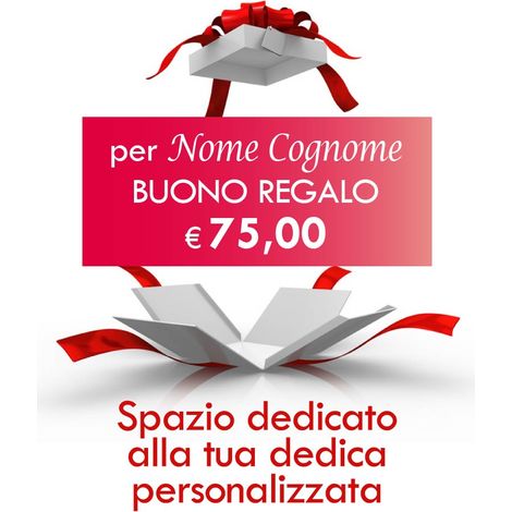 BUONO REGALO DA 75 euro. Niente più regali sbagliati