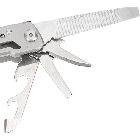 Pince coupante multifonctionnelle, pince à becs fins pliante portable en acier inoxydable (1/5)
