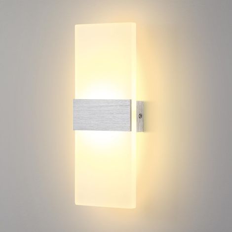 Modern LED Wall Lamp 29cm Warm White 3000K for Bedroom Living Room Staircase Lighting