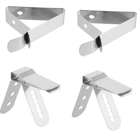 TEHAUX 4 pièces Pinces Thermomètre Inoxydable Support Fixe de (1/5)