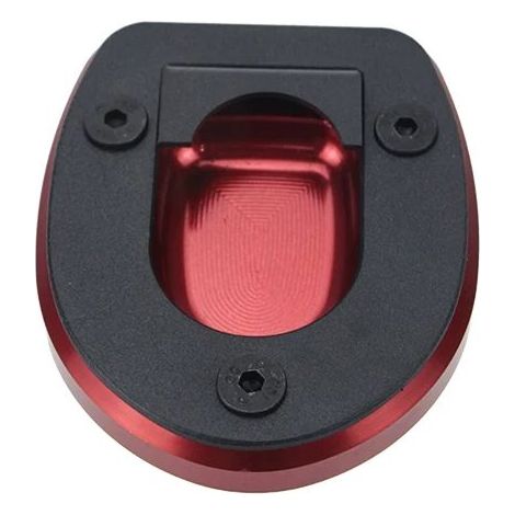 (ROUGE) Compatible avec Vespa GTS GTV 300 HPE 2019-2020 : béquille latérale, extension et support. Accessoires maxpower (1/4)