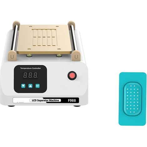 Station de préchauffage de soudure à plaque chauffante électrique Kit de Machine de séparateur d'écran LCD F988 8 pouces for pompe intégrée de réparation de verre avant de tampon de téléphone(Set 4) (1/5)