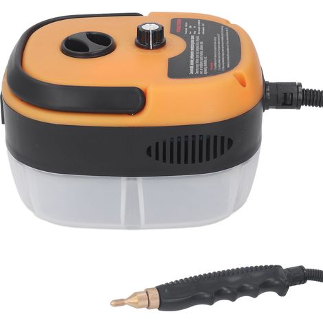 Nettoyeur vapeur haute pression 2500W jaune, réservoir 1000ml, dégraissant hotte, climatisation, cuisine, standard européen 220V (1/5)