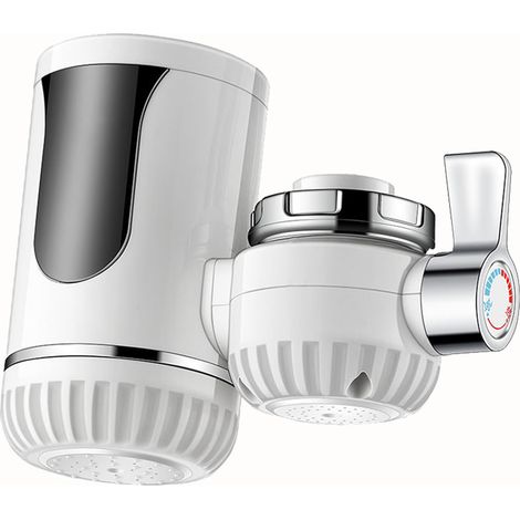 Robinet chauffe-eau instantané sans réservoir pour cuisine et salle de bain, robinet de chauffage rapide avec affichage numérique LED (1/5)