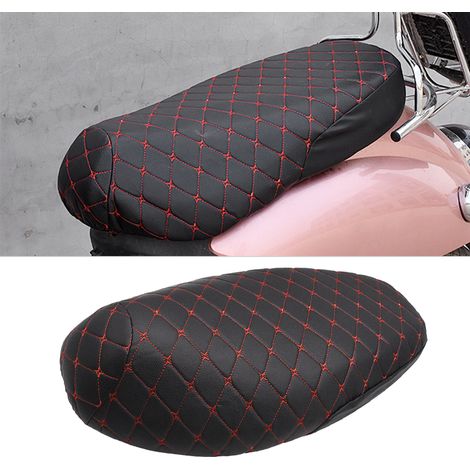 Housse de Siège Moto en Simili Cuir avec Chauffage Électrique et Protection UV pour Toutes Saisons (1/5)