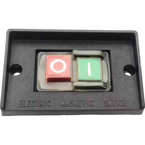 Trade-Shop Hauptschalter / Geräteschalter / Druckschalter / Ein-Aus-Schalter KJD6 kompatibel mit Güde GBTS 400 Band- und Tellerschleifer / 250V, 6(4)A (1/4)