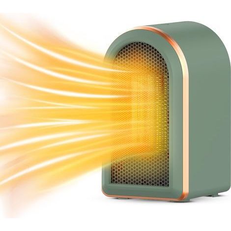 LAOA Heizlüfter, 1200 W Zusatzheizung, Keramik-Heizlüfter, PTC-Elektroheizung, Mini-Heizlüfter für Bad, Wohnung, Büro, Schnellheizung in 3 Sekunden (1/5)