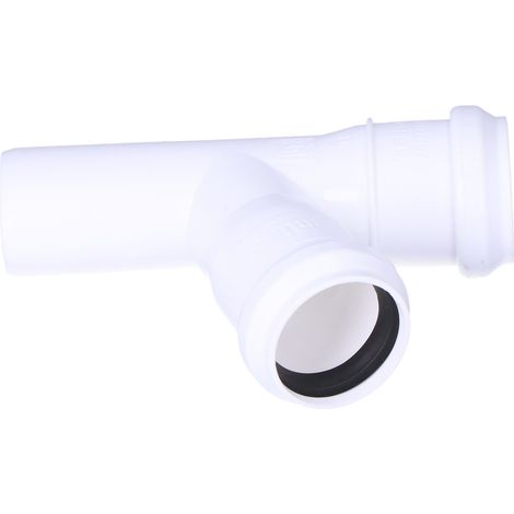 Té sanitaire PP-HT 32x32/67, pour eaux usées intérieures, blanc, (1/2)