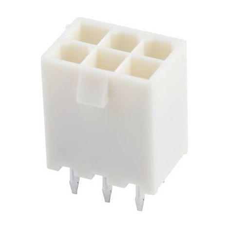 Molex Barrette femelle encastrable (standard) Nbr total de pôles 6 Pas: 4.2 mm 39288060 1 pc(s) Bag (1/2)