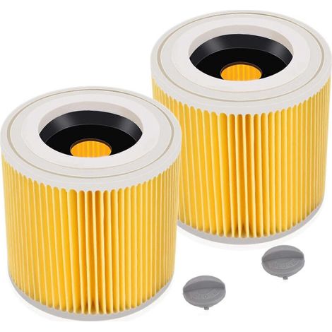 Cartouche filtrante pour Kärcher WD3 Premium, WD2, WD3, WD3P, WD3 MV2 et MV3. Filtre de rechange pour Kärcher.