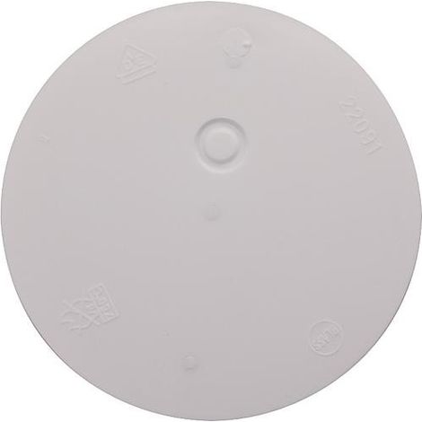 Couvercle vissable universel diam. 84 mm, blanc, UE : 25 pieces