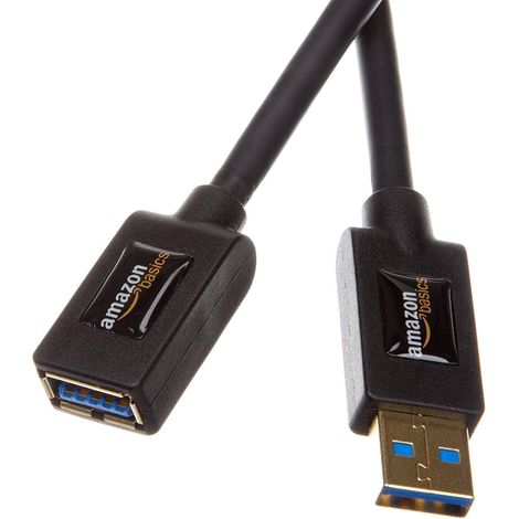 Rallonge Câble USB 3.0 mâle A vers Femelle A 3 m, pour Ordinateur Noir (1/5)