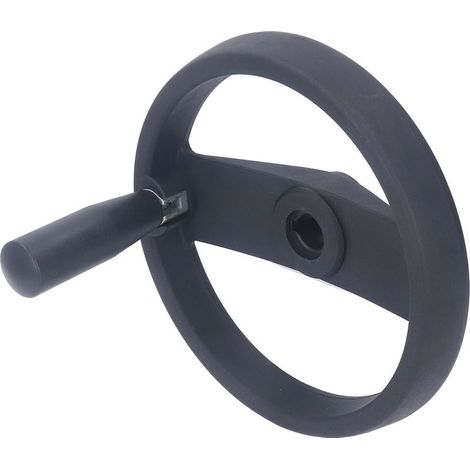 Volant Rond 200 X 18 Mm pour Fraiseuse, Volant en Plastique à Isolation Forte Standard pour Fraiseuse de Tour, Rectifieuse, Poignée Pliable (1/5)