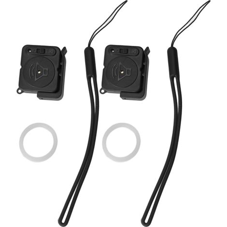 Maniglia antifurto con allarme, 2 pezzi, portatile, con attivazione a vibrazione, ideale per viaggi, auto, hotel, colore nero. (1/5)