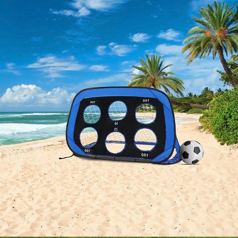 Wolketon porta da calcio portatile pop-up Porta da calcio 4 in 1 con borsa Mini porta da calcio per bambini 120x80x80 cm 1PCS