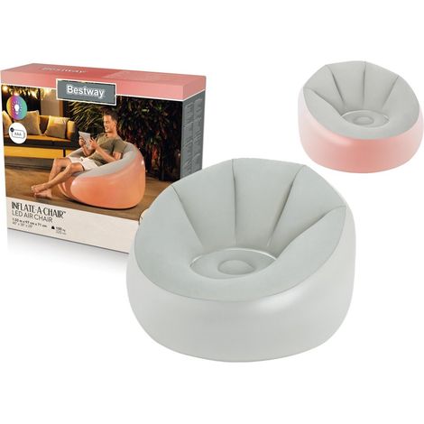 Poltrona Tonda Gonfiabile con LED cm 102x97 (1/5)