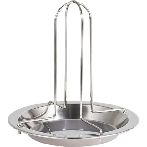 Rôti-Poulet - Acier Inoxydable - Pour Four Barbecue Grill Fermé - 16,5 x 17 cm - 1 Pièce (1/4)