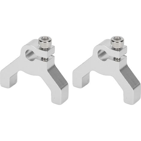 Deux supports de serrage tubulaires en aluminium à double colonne et à une seule face, adaptés aux robots DIY 3400-0032-0006 (1/5)