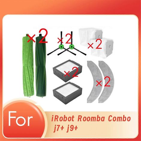 Lot de 10 filtres pour balai à franges latéral principal J7+ J9+ (1/5)