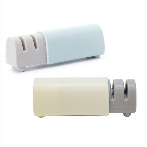 1 Aiguiseur de couteaux, Manuel, Deux étapes, Poignée ergonomique, Pour cuisine, PP, Alliage (1/5)